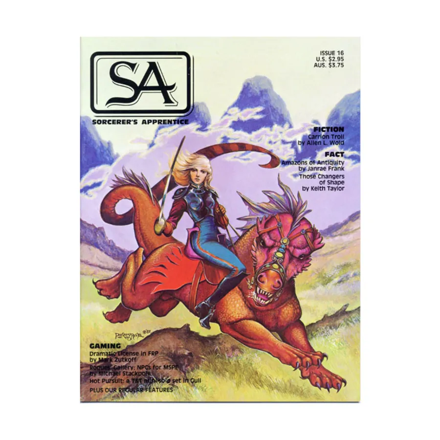 Журнал #16 "Hot Pursuit Solo Adventure", Sorcerer's Apprentice Magazine
Журнал #16 "Hot Pursuit Solo Adventure", Sorcerer's Apprentice Magazine