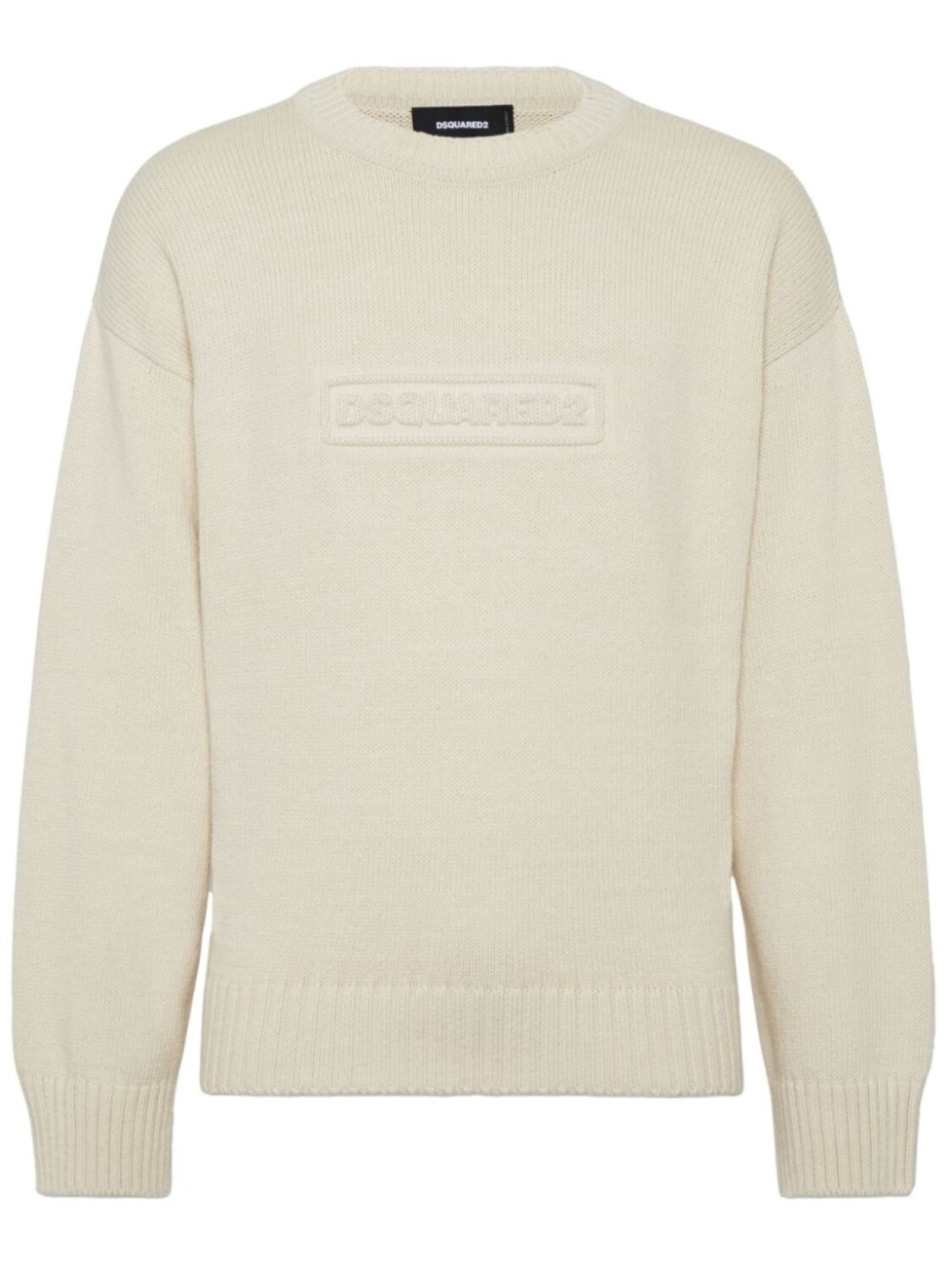 DSQUARED2 свитер с круглым вырезом, белый
DSQUARED2 свитер с круглым вырезом, белый