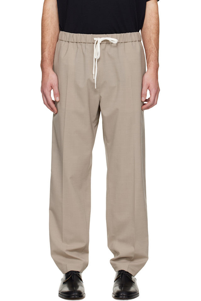 Mm6 Maison Margiela Брюки на шнуровке бежевого цвета
Mm6 Maison Margiela Брюки на шнуровке бежевого цвета