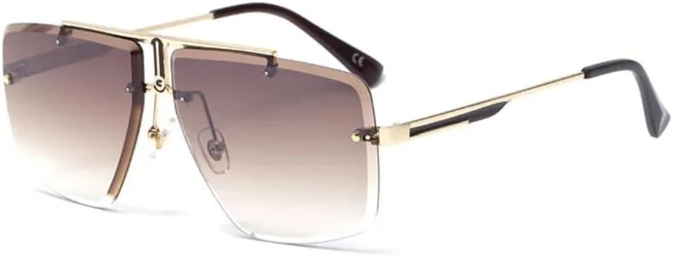 Модные мужские солнцезащитные очки без оправы, женские качественные солнцезащитные очки с двойной перемычкой и металлической оправой, очки для вождения с защитой от УФ-излучения UV400 SZVVBKK, Tyj260-4
Модные мужские солнцезащитные очки без оправы, женские качественные солнцезащитные очки с двойной перемычкой и металлической оправой, очки для вождения с защитой от УФ-излучения UV400 SZVVBKK, Tyj260-4