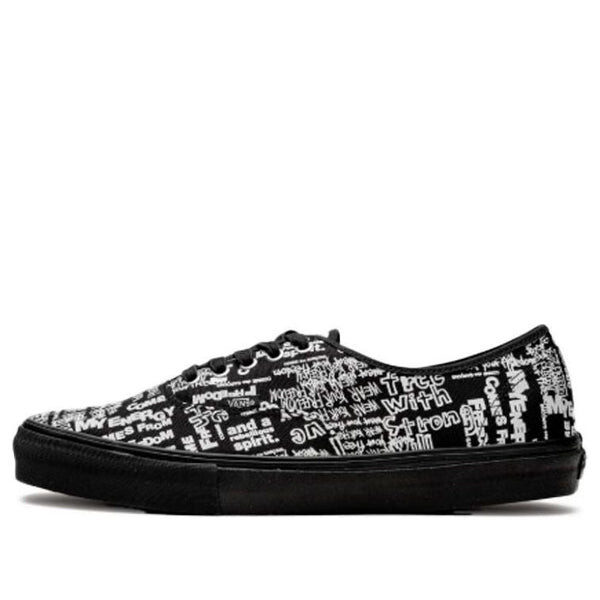 Кроссовки x comme des garcons authentic lx 'graffiti' Vans, черный 
Кроссовки x comme des garcons authentic lx 'graffiti' Vans, черный