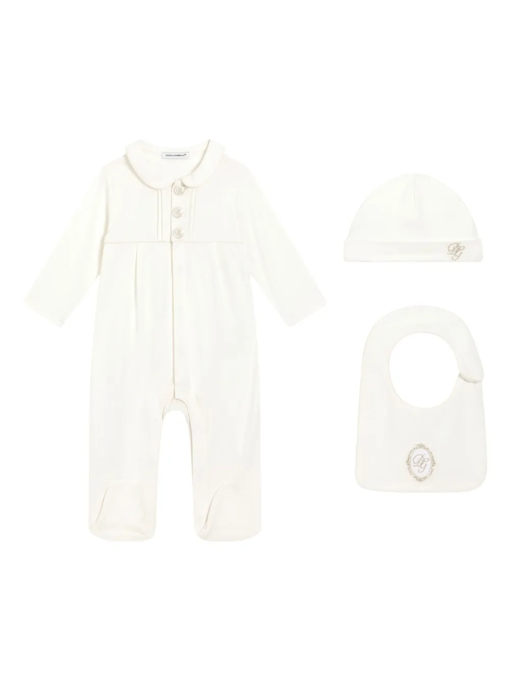 Комплект для новорожденного с вышивкой Dolce & Gabbana Kids, белый
Комплект для новорожденного с вышивкой Dolce & Gabbana Kids, белый
