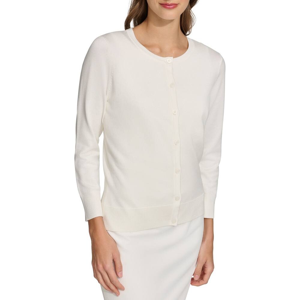 Женский кардиган с длинными рукавами и пуговицами Harper Rose, белый
Женский кардиган с длинными рукавами и пуговицами Harper Rose, белый