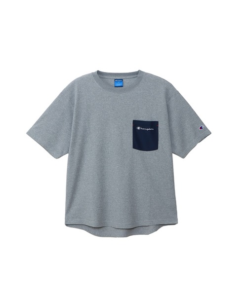 Мужская футболка спортивная с коротким рукавом Champion, серая
Мужская футболка спортивная с коротким рукавом Champion, серая