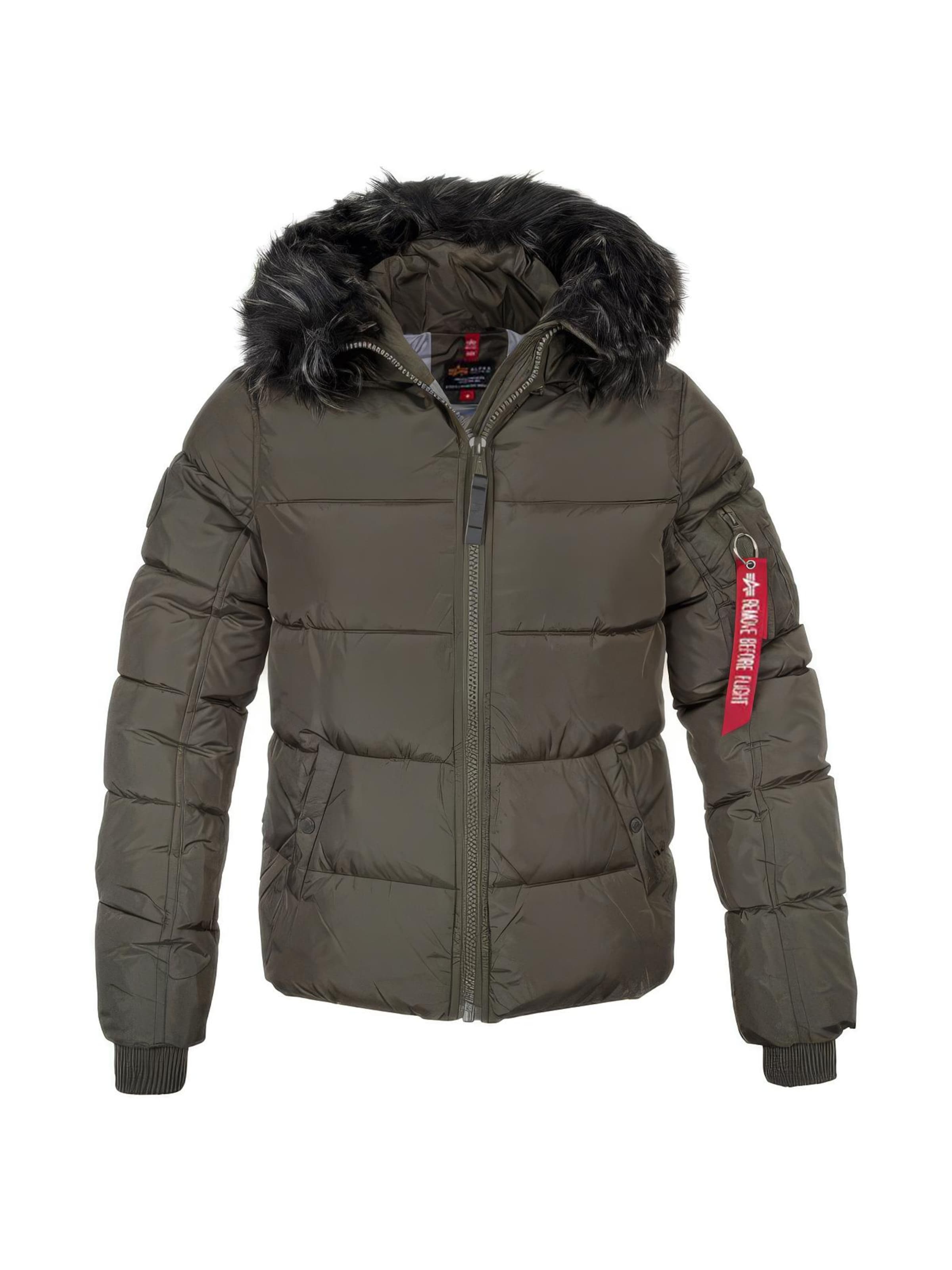 ALPHA INDUSTRIES Зимняя куртка 'Hooded Puffer' в цвете Olive
ALPHA INDUSTRIES Зимняя куртка 'Hooded Puffer' в цвете Olive