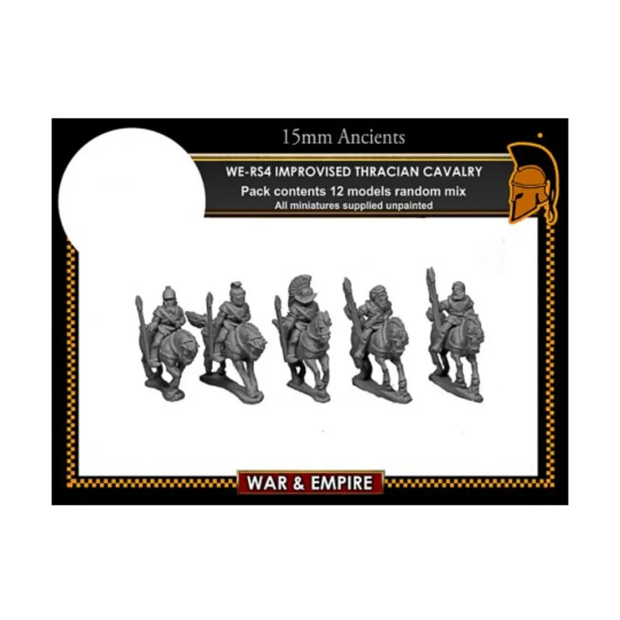 Импровизированная фракийская кавалерия - Спартак, War & Empire - Ancients Miniatures - Late Roman (15mm)
Импровизированная фракийская кавалерия - Спартак, War & Empire - Ancients Miniatures - Late Roman (15mm)
