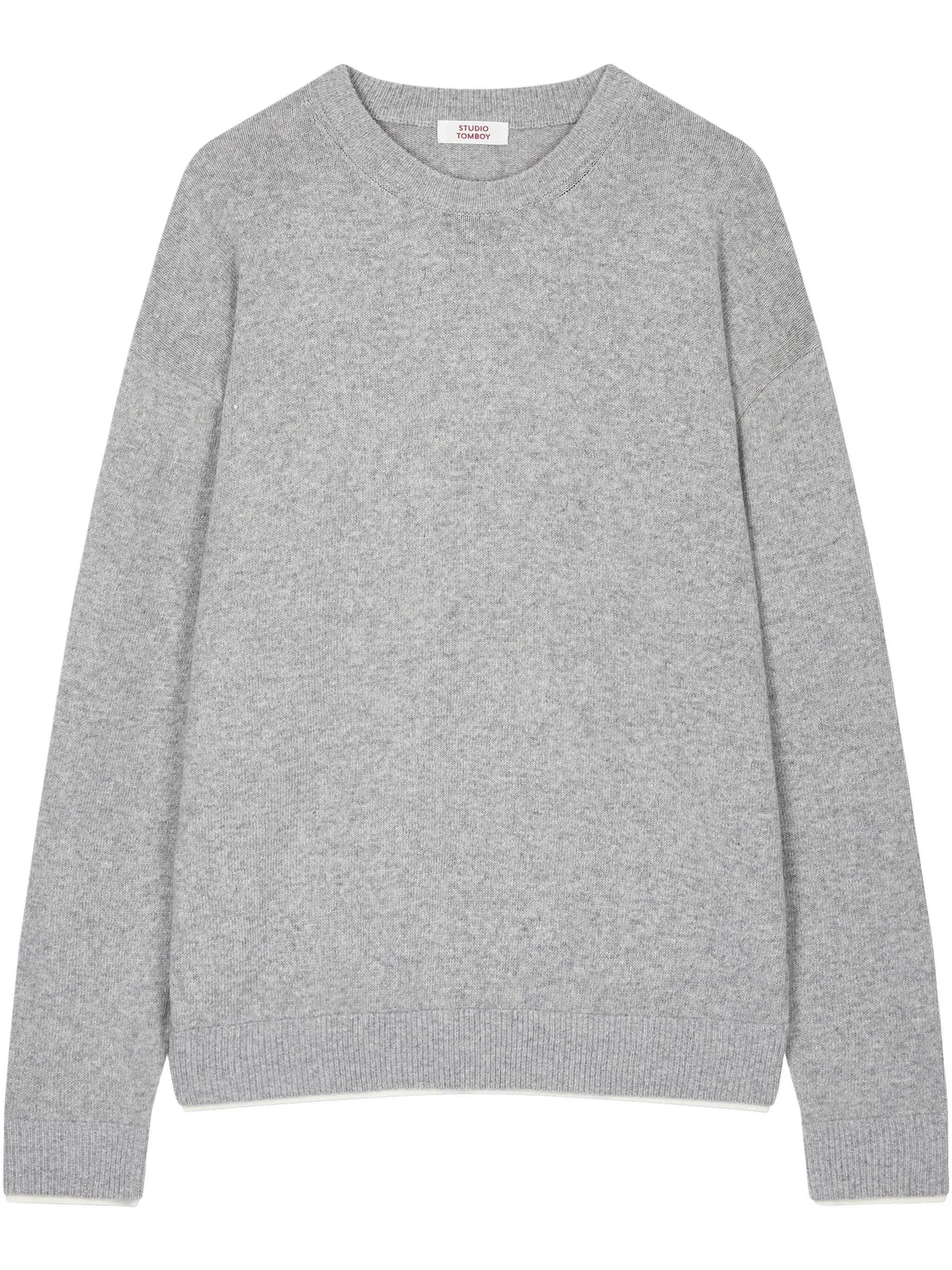 Меланжевый джемпер Tomboy, серый
Меланжевый джемпер Tomboy, серый
