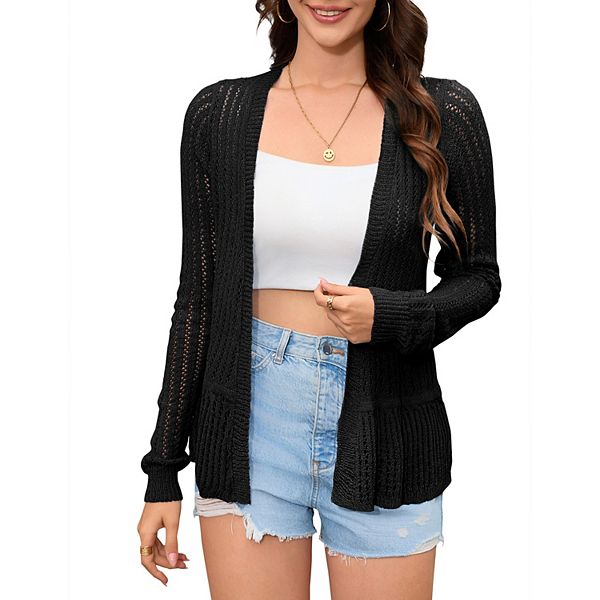 Женский кардиган-накидка с открытой передней частью и длинными рукавами Seoria, Black
Женский кардиган-накидка с открытой передней частью и длинными рукавами Seoria, Black