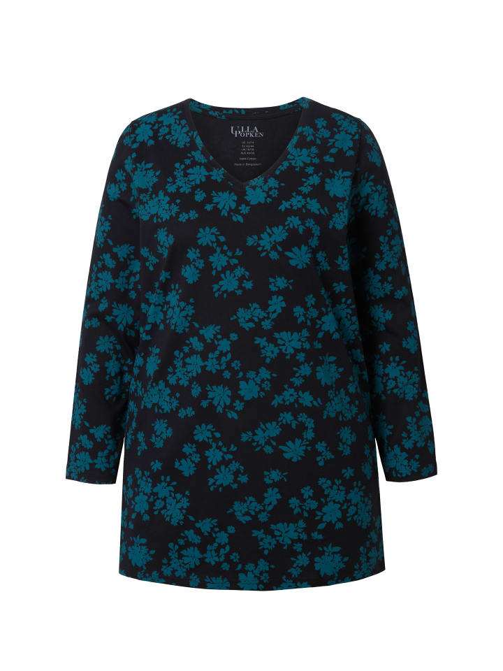 Длинная рубашка цвета бензина Ulla Popken
Длинная рубашка цвета бензина Ulla Popken