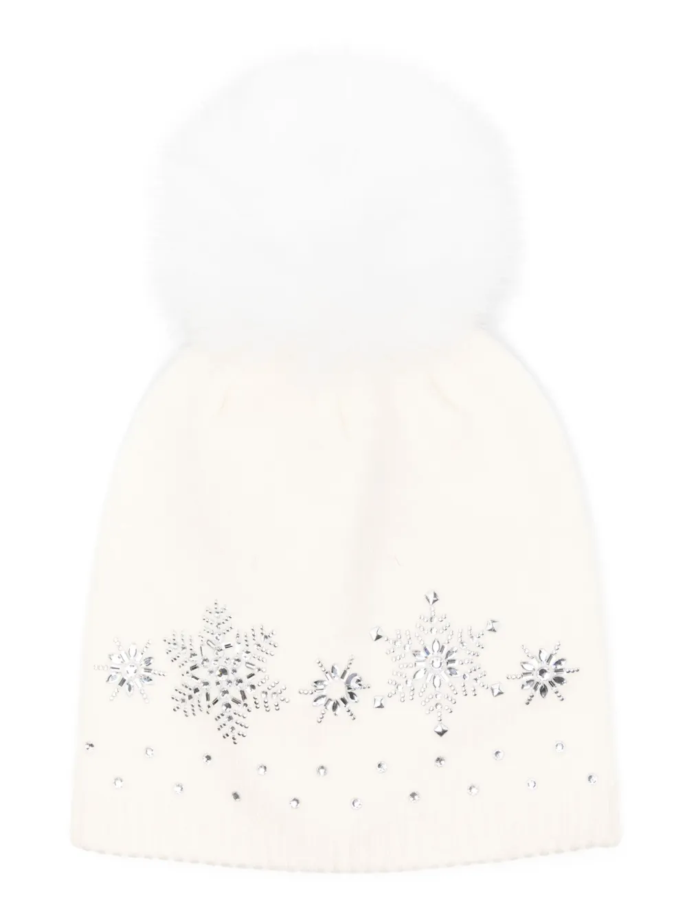 Шапка бини с помпоном Monnalisa, белый
Шапка бини с помпоном Monnalisa, белый