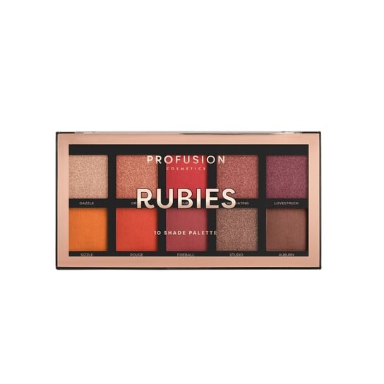 Палетка из 10 теней для век Profusion, Rubies Eyeshadow
Палетка из 10 теней для век Profusion, Rubies Eyeshadow