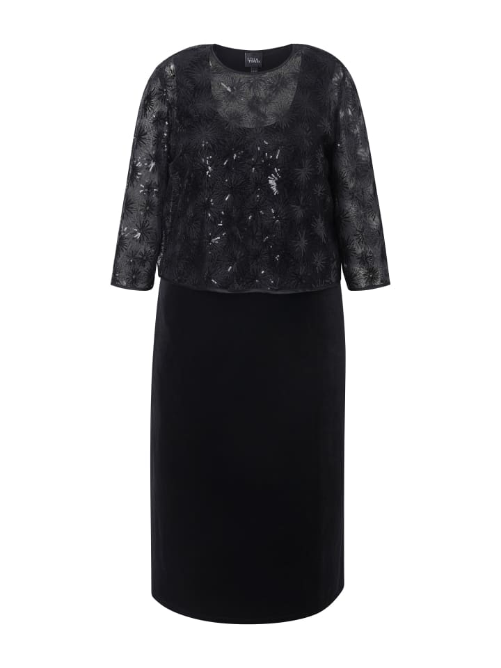 Длинное платье Ulla Popken, черный
Длинное платье Ulla Popken, черный