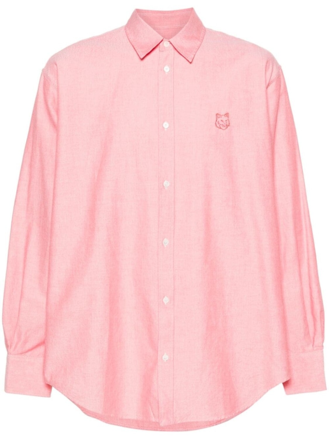 Maison Kitsuné рубашка с вышивкой Fox Head, розовый
Maison Kitsuné рубашка с вышивкой Fox Head, розовый