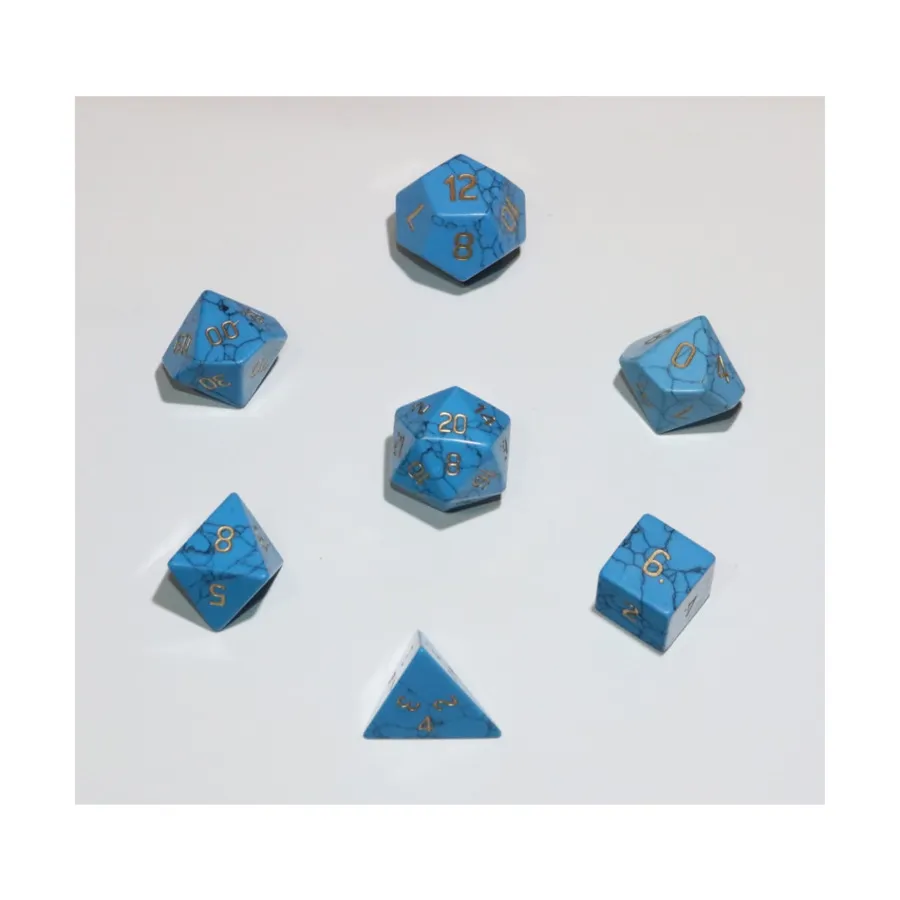 Бирюзовый, полный размер 16 мм (7), Dwarven Stones - Dice Carved From Real Stone - 16mm (Full Size)
Бирюзовый, полный размер 16 мм (7), Dwarven Stones - Dice Carved From Real Stone - 16mm (Full Size)