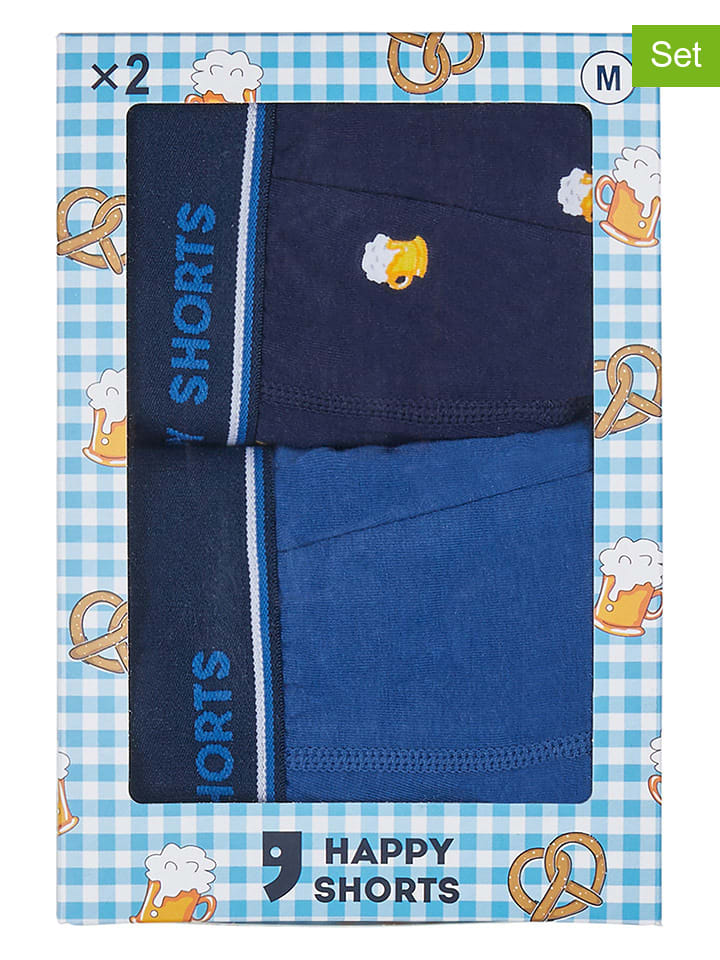 Happy Shorts Комплект из 2 штук: боксерские трусы "Октоберфест" синего цвета
Happy Shorts Комплект из 2 штук: боксерские трусы "Октоберфест" синего цвета