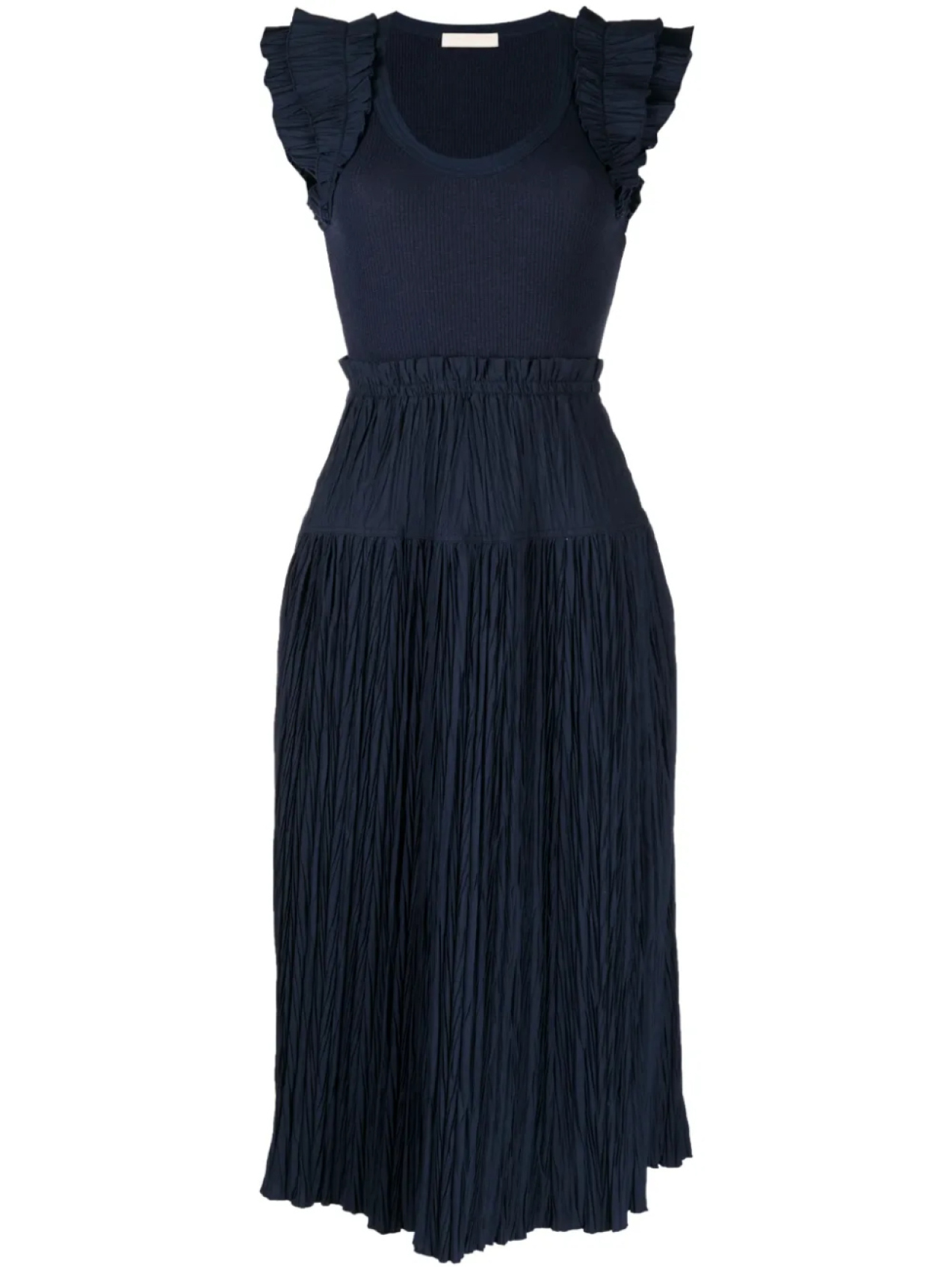 Ulla Johnson платье миди Virginia в рубчик, синий
Ulla Johnson платье миди Virginia в рубчик, синий