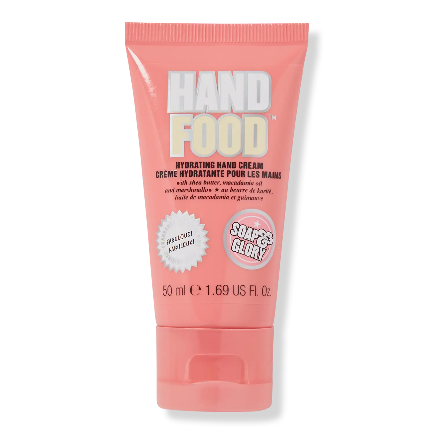 Оригинальный розовый увлажняющий крем для рук Hand Food Soap & Glory, 1.69 oz
Оригинальный розовый увлажняющий крем для рук Hand Food Soap & Glory, 1.69 oz