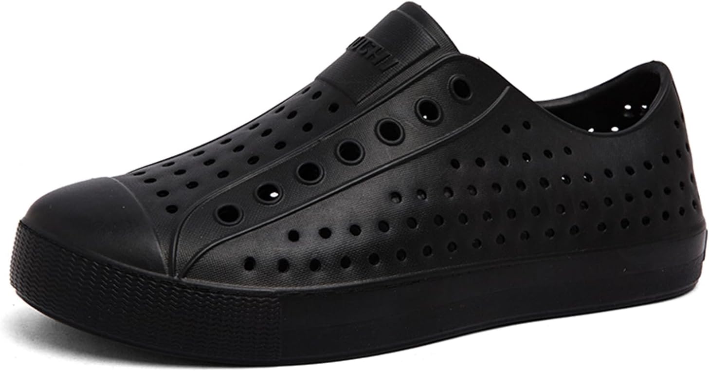 Водонепроницаемые садовые сабо для мужчин и женщин - легкие дышащие тапочки из ЭВА - удобная нескользящая повседневная обувь для улицы, пляжа и ежедневного ношения Fliozy, черный
Водонепроницаемые садовые сабо для мужчин и женщин - легкие дышащие тапочки из ЭВА - удобная нескользящая повседневная обувь для улицы, пляжа и ежедневного ношения Fliozy, черный