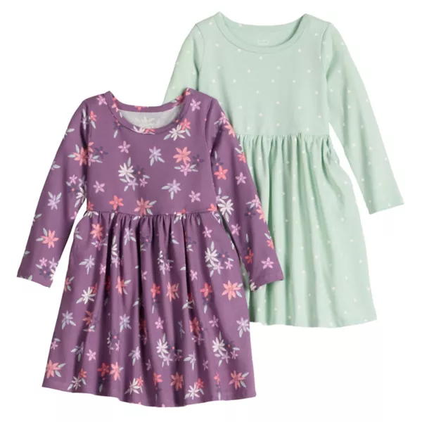 Платье для девочек 4-12 лет, 2 пары, с длинными рукавами Jumping Beans, цвет fall floral purple
Платье для девочек 4-12 лет, 2 пары, с длинными рукавами Jumping Beans, цвет fall floral purple