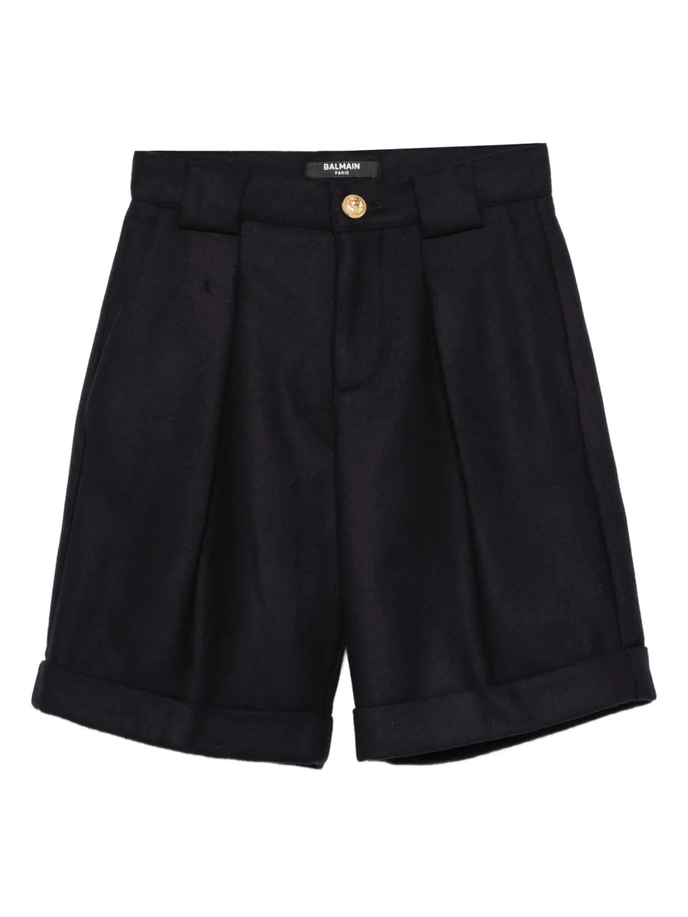 Шерстяные шорты со складками Balmain Kids, синий
Шерстяные шорты со складками Balmain Kids, синий