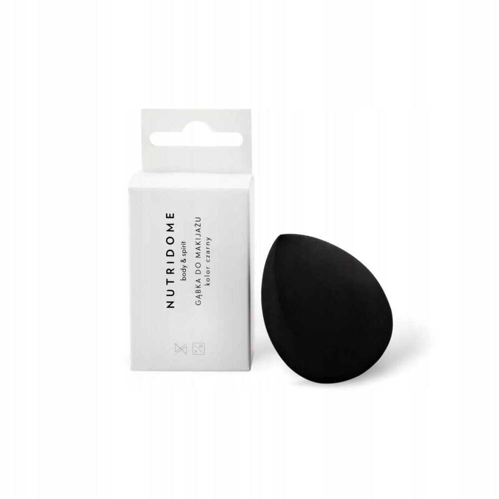 Nutridome, Черный спонж для макияжа, скошенный кончик
Nutridome, Черный спонж для макияжа, скошенный кончик