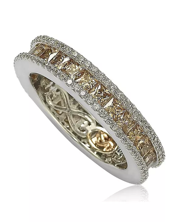 Кольцо Suzy Levian из стерлингового серебра с кубическим цирконием огранки «принцесса» коричневого цвета Suzy Levian New York, brown
Кольцо Suzy Levian из стерлингового серебра с кубическим цирконием огранки «принцесса» коричневого цвета Suzy Levian New York, brown