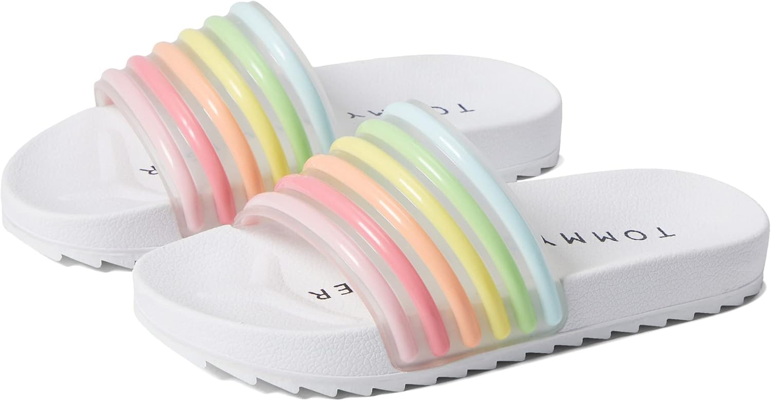 Детские тапочки-слайды Shylo для девочек от Tommy Hilfiger (маленький ребенок/большой ребенок), Pastel/Rainbow
Детские тапочки-слайды Shylo для девочек от Tommy Hilfiger (маленький ребенок/большой ребенок), Pastel/Rainbow