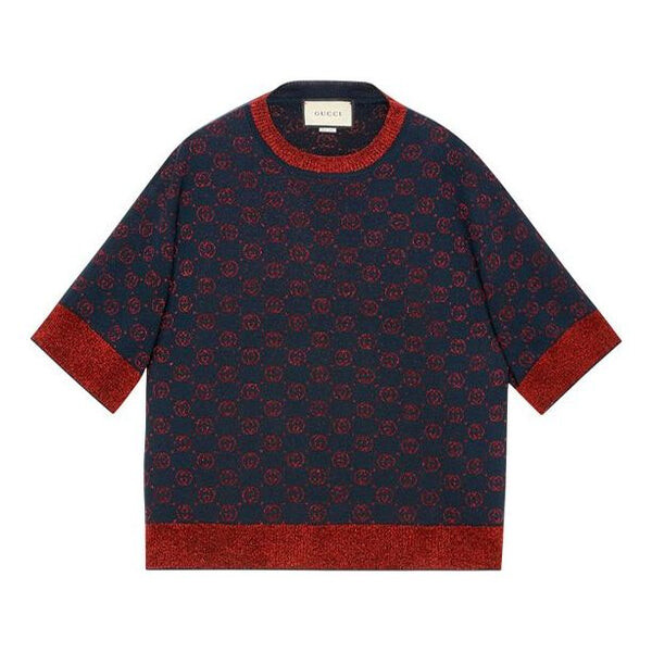 Свитер interlocking crewneck casual half sleeve sweater blue Gucci, синий
Свитер interlocking crewneck casual half sleeve sweater blue Gucci, синий