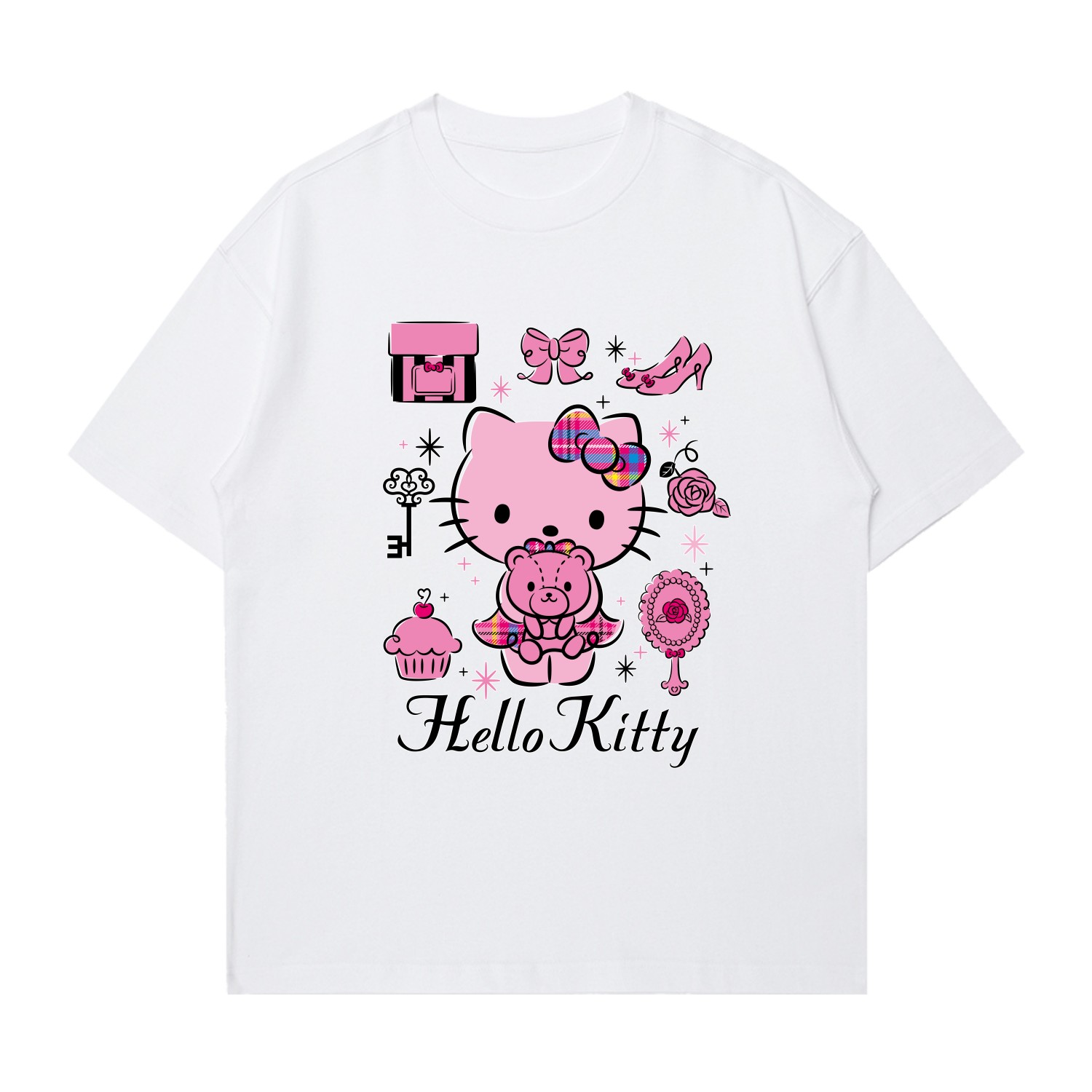 Hello Kitty Hello Kitty 2025 летняя футболка Unisex Sanrio, белый
Hello Kitty Hello Kitty 2025 летняя футболка Unisex Sanrio, белый