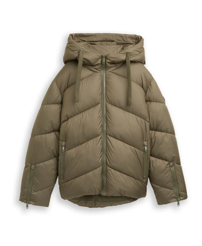 Пуховая куртка с капюшоном Tom Tailor, зеленый
Пуховая куртка с капюшоном Tom Tailor, зеленый