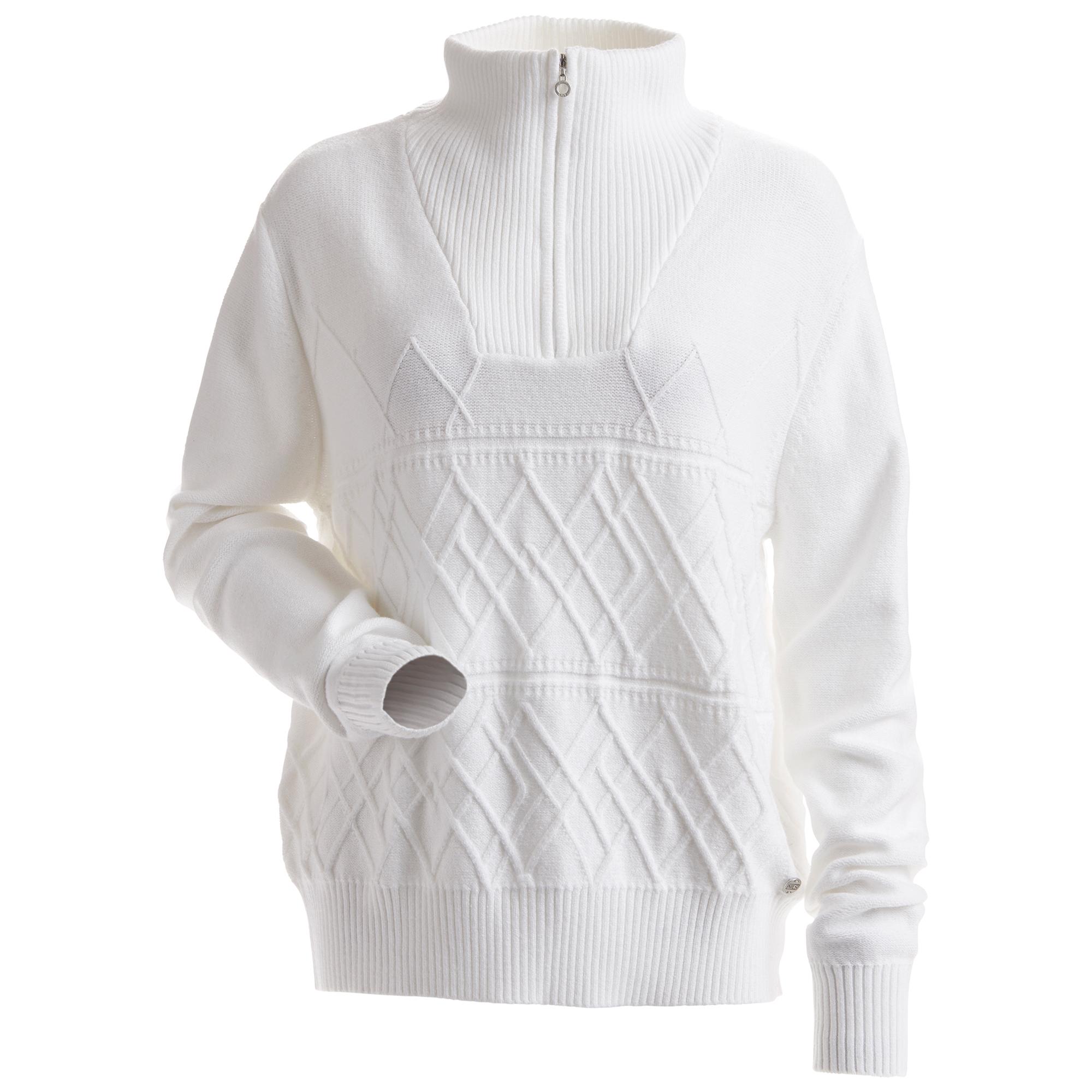 Женский свитер Blue Bird с застежкой-молнией на четверть длины Nils, White
Женский свитер Blue Bird с застежкой-молнией на четверть длины Nils, White