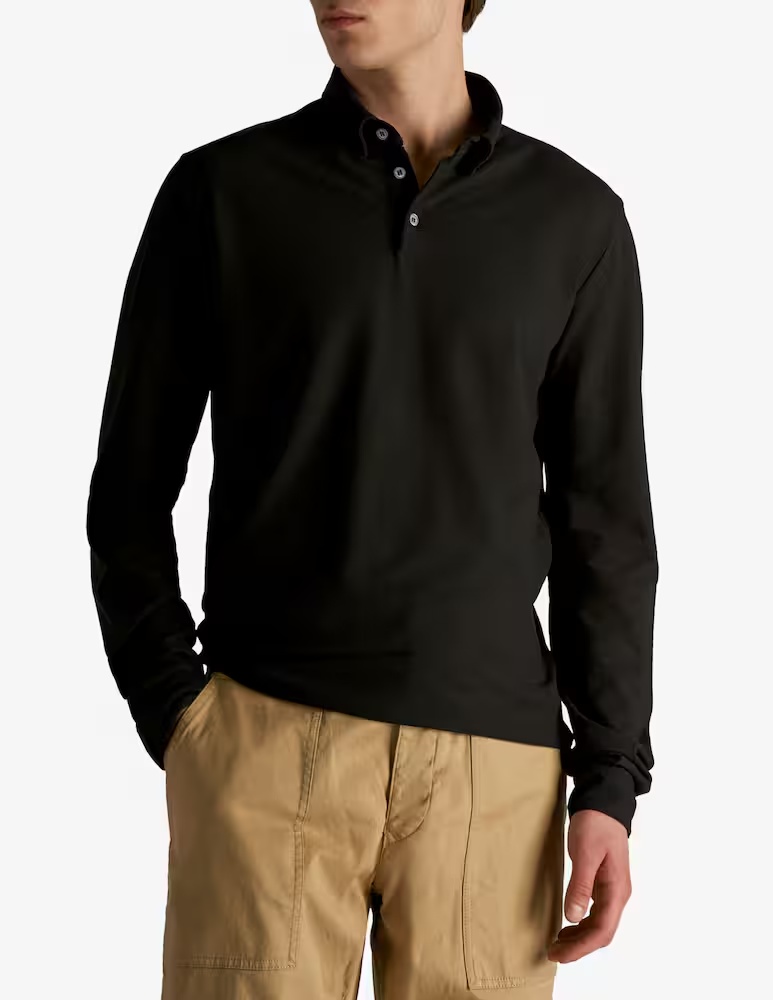 Zanone Узкая рубашка-поло с длинными рукавами из органического хлопка IceCotton Slowear, Синий темно-синий
Zanone Узкая рубашка-поло с длинными рукавами из органического хлопка IceCotton Slowear, Синий темно-синий