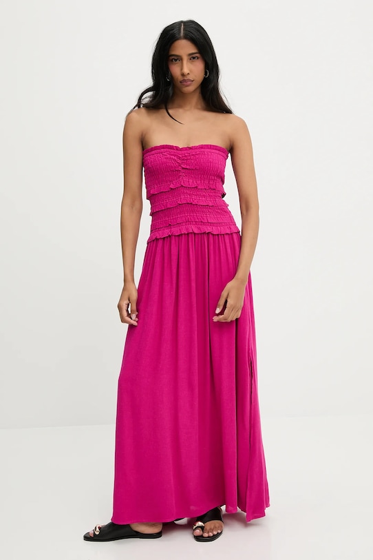 Платье с льняной тканью Answear.Lab, розовый
Платье с льняной тканью Answear.Lab, розовый