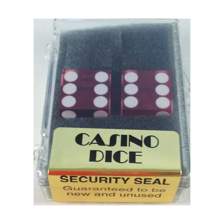 d6 Прецизионные игральные кости для казино — красные с белым (2), Dice - Casino
d6 Прецизионные игральные кости для казино — красные с белым (2), Dice - Casino