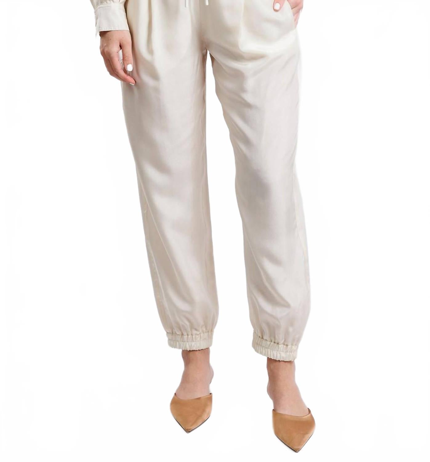 Брюки Abetaia из шерсти белые Marella 
Брюки Abetaia из шерсти белые Marella