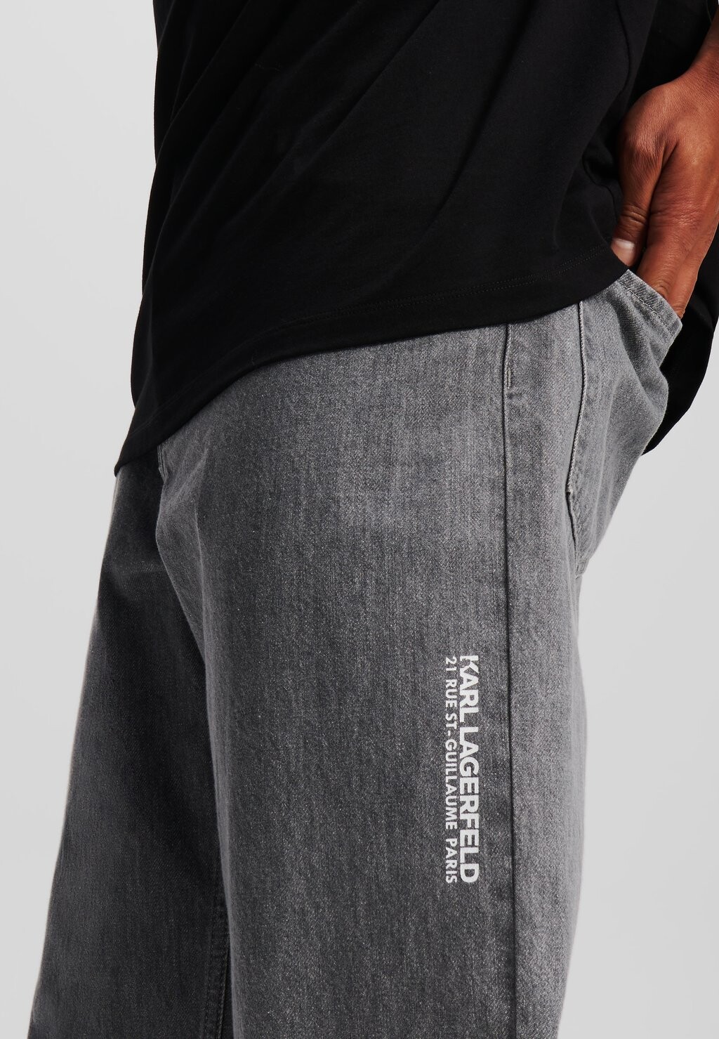 Джинсы свободного кроя RUE ST-GUILLAUME WASHED DENIM KARL LAGERFELD, серый деним
Джинсы свободного кроя RUE ST-GUILLAUME WASHED DENIM KARL LAGERFELD, серый деним