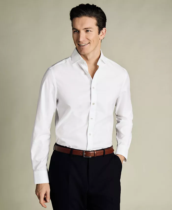 Мужская классическая рубашка Slim-Fit из поплина Charles Tyrwhitt, белый
Мужская классическая рубашка Slim-Fit из поплина Charles Tyrwhitt, белый