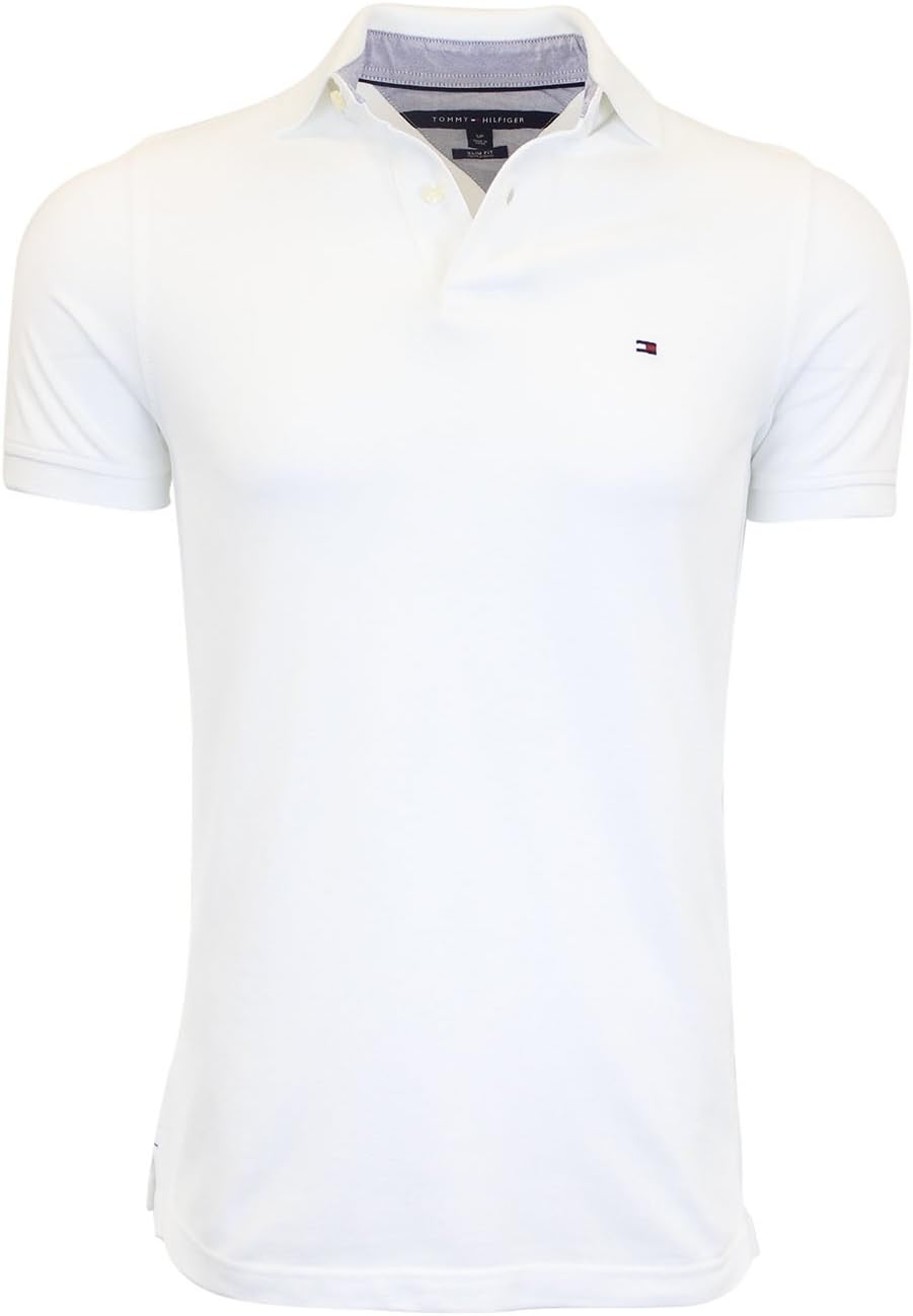 Мужская приталенная рубашка-поло Tommy Hilfiger, White
Мужская приталенная рубашка-поло Tommy Hilfiger, White