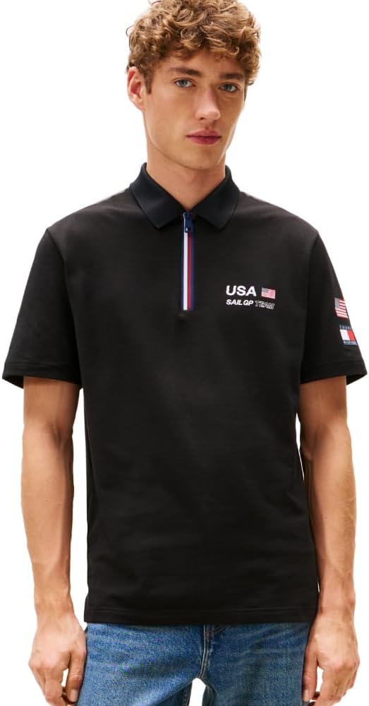 Мужская рубашка-поло Tommy Hilfiger Tommy X US Sail GP Team Tech Performance с коротким рукавом, стандартный крой, Black, Черный, Мужская рубашка-поло Tommy Hilfiger Tommy X US Sail GP Team Tech Performance с коротким рукавом, стандартный крой, Black
Мужская рубашка-поло Tommy Hilfiger Tommy X US Sail GP Team Tech Performance с коротким рукавом, стандартный крой, Black, Черный, Мужская рубашка-поло Tommy Hilfiger Tommy X US Sail GP Team Tech Performance с коротким рукавом, стандартный крой, Black