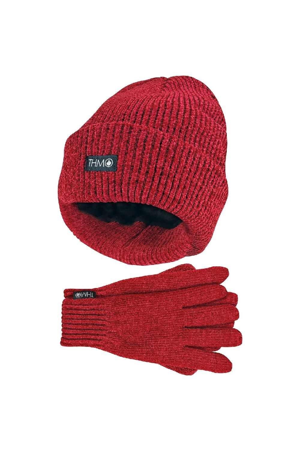 Зимняя шапка-бини и перчатки в рубчик из мягкой синели Thinsulate THMO, красный
Зимняя шапка-бини и перчатки в рубчик из мягкой синели Thinsulate THMO, красный