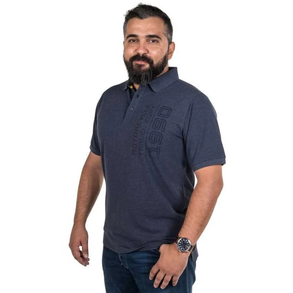 Поло с коротким рукавом Touratech Since 1990, синий
Поло с коротким рукавом Touratech Since 1990, синий