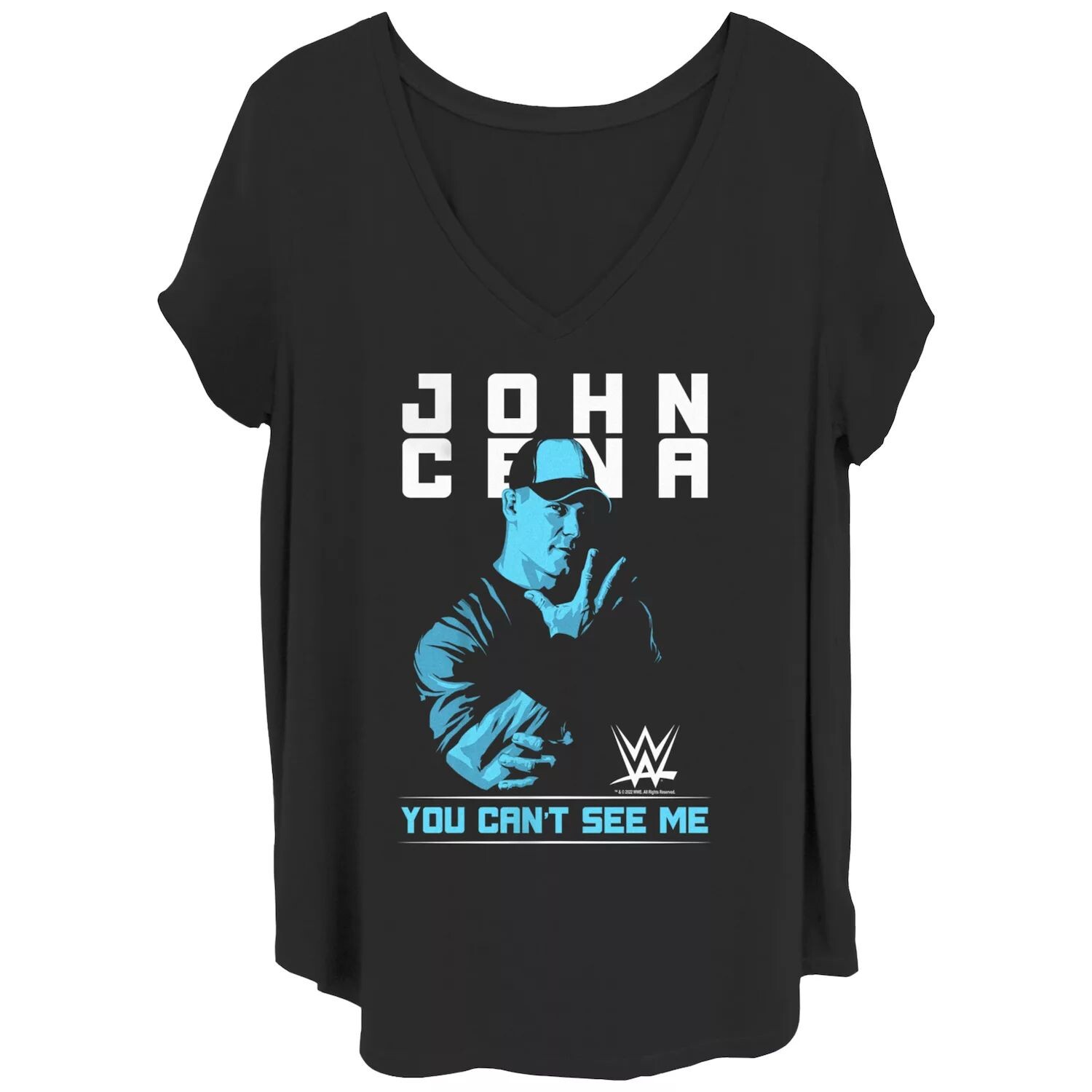 Футболка Juniors' Plus WWE John Cena You Can't See Me с V-образным вырезом и графическим рисунком Licensed Character
Футболка Juniors' Plus WWE John Cena You Can't See Me с V-образным вырезом и графическим рисунком Licensed Character