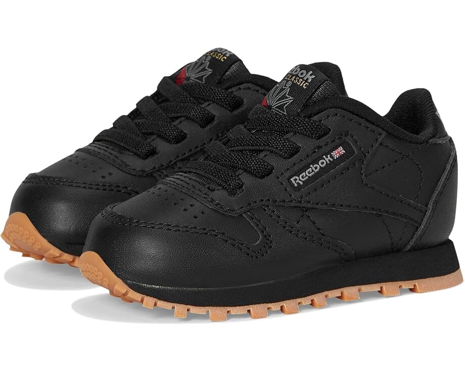 Кроссовки Reebok Kids Classic Leather Sneakers, цвет Core Black/Core Black/Gum
Кроссовки Reebok Kids Classic Leather Sneakers, цвет Core Black/Core Black/Gum