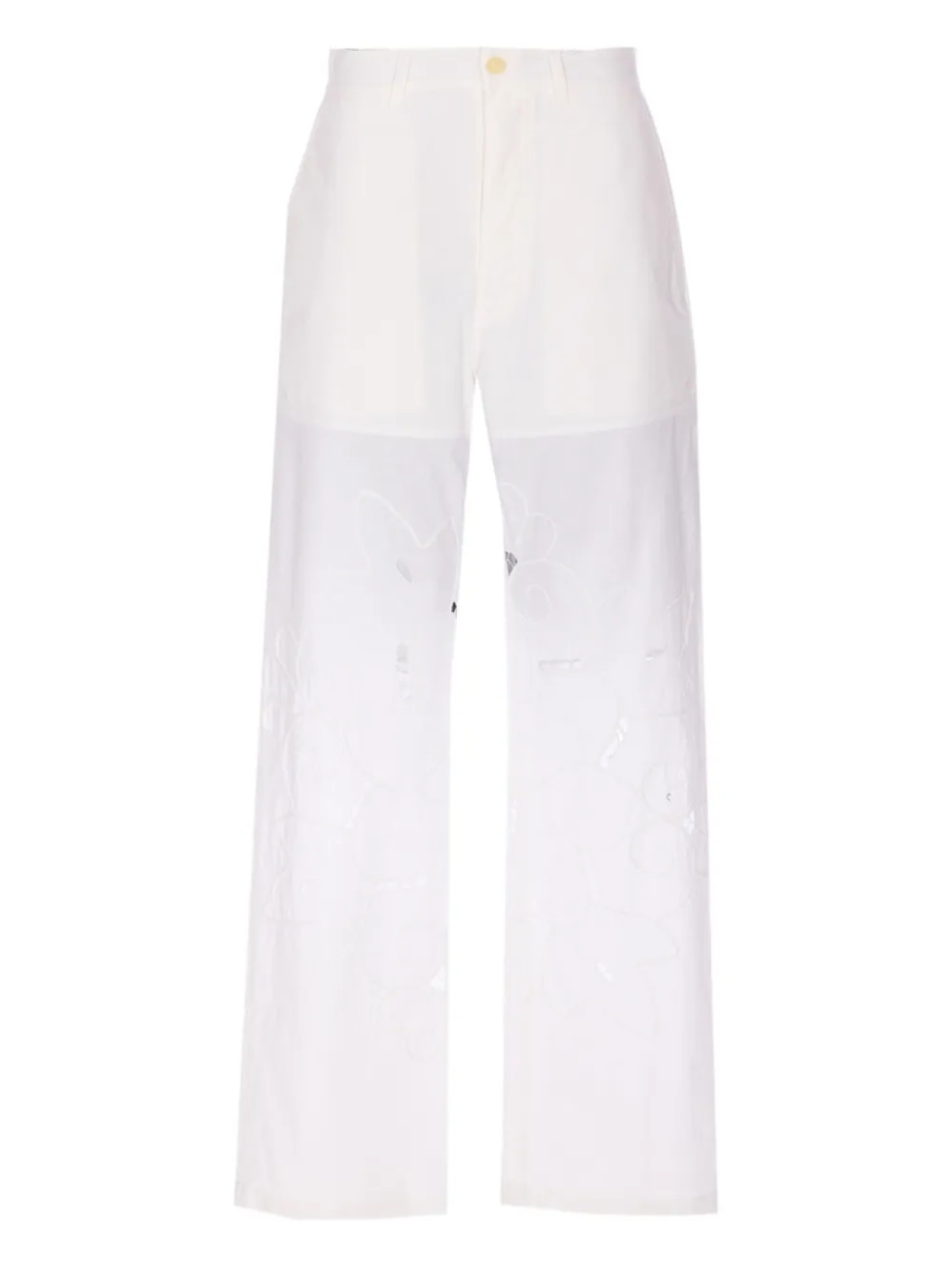 Хлопковые брюки Marine Serre, белый
Хлопковые брюки Marine Serre, белый