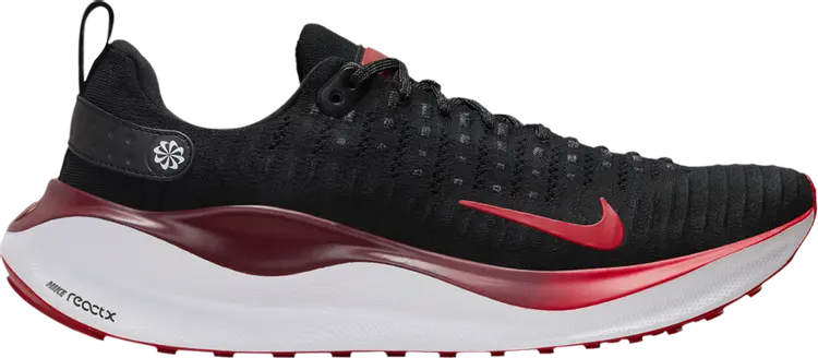 Кроссовки ReactX Infinity Run 4 'Black Fire Red', черный 
Кроссовки ReactX Infinity Run 4 'Black Fire Red', черный