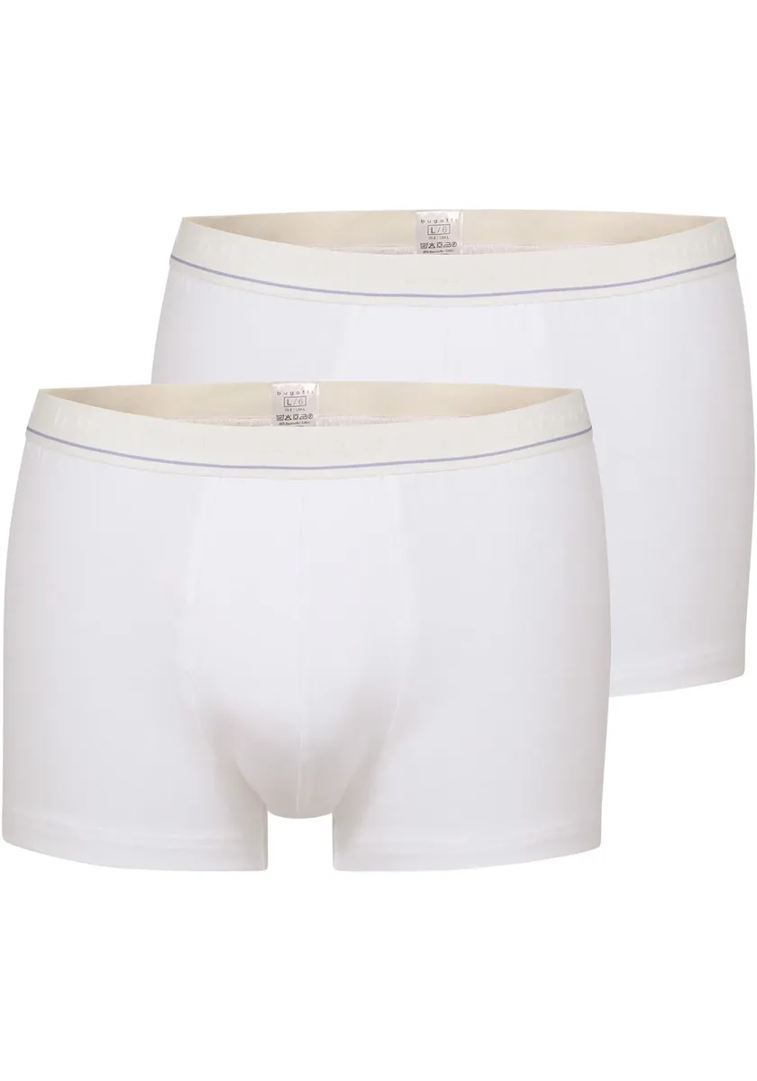 Боксеры bugatti "Paris" (упаковка, 2 шт., 2), боксеры в комплекте, белый 
Боксеры bugatti "Paris" (упаковка, 2 шт., 2), боксеры в комплекте, белый