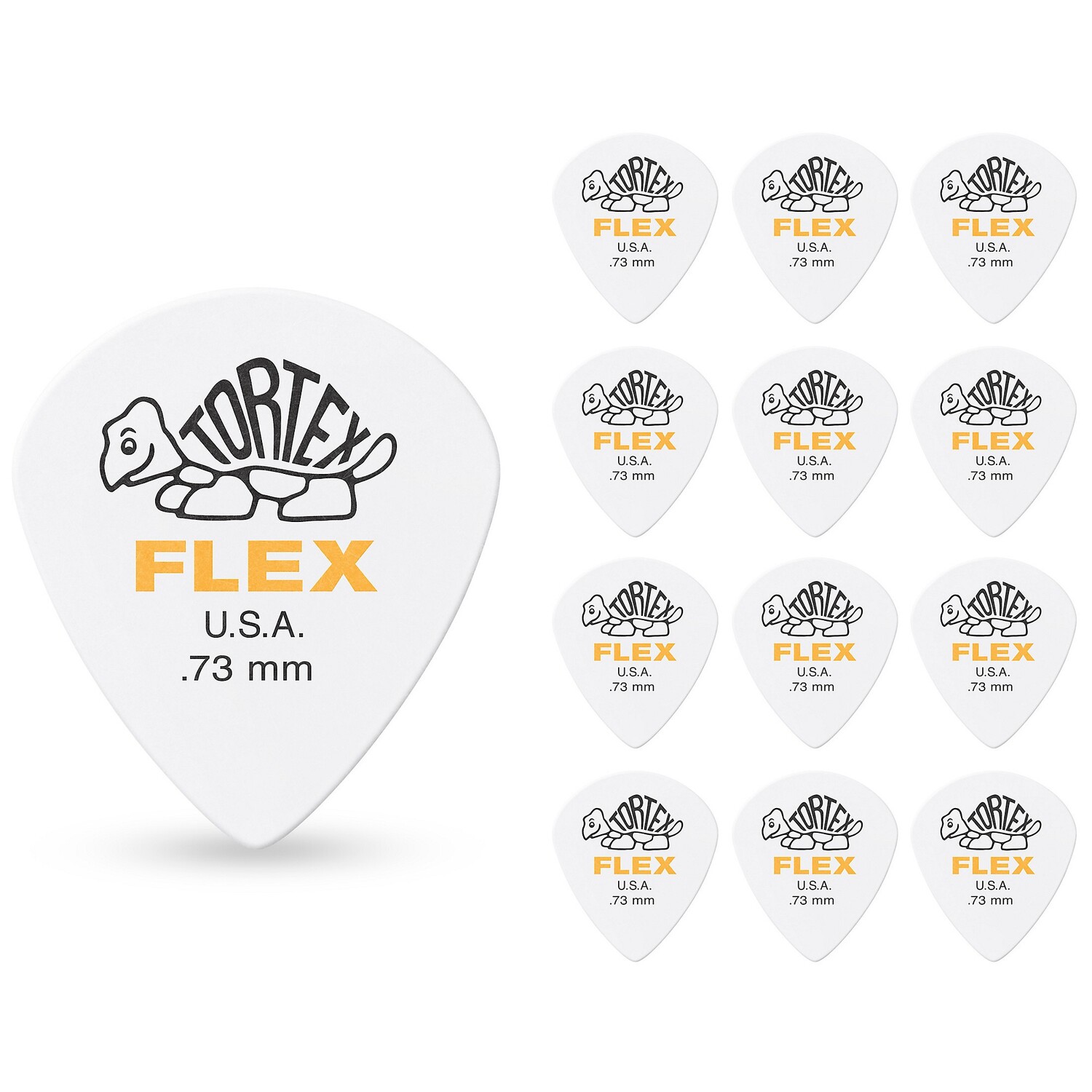 Dunlop 468 Tortex Flex Jazz III 0,73 мм, 12 шт. в упаковке
Dunlop 468 Tortex Flex Jazz III 0,73 мм, 12 шт. в упаковке
