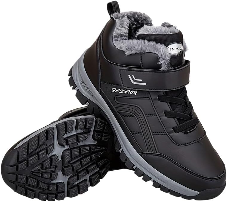 Зимние мужские ботинки FmShi - прочные и с утеплителем для холодной погоды, черный
Зимние мужские ботинки FmShi - прочные и с утеплителем для холодной погоды, черный