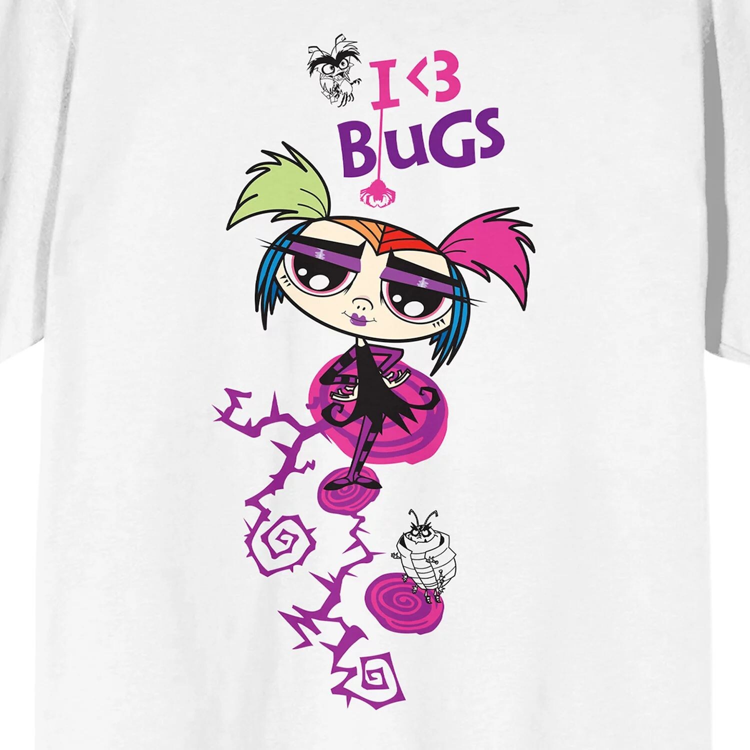 Мужская футболка Growing Up Creepie с рисунком "I <3 Bugs" Licensed Character
Мужская футболка Growing Up Creepie с рисунком "I <3 Bugs" Licensed Character