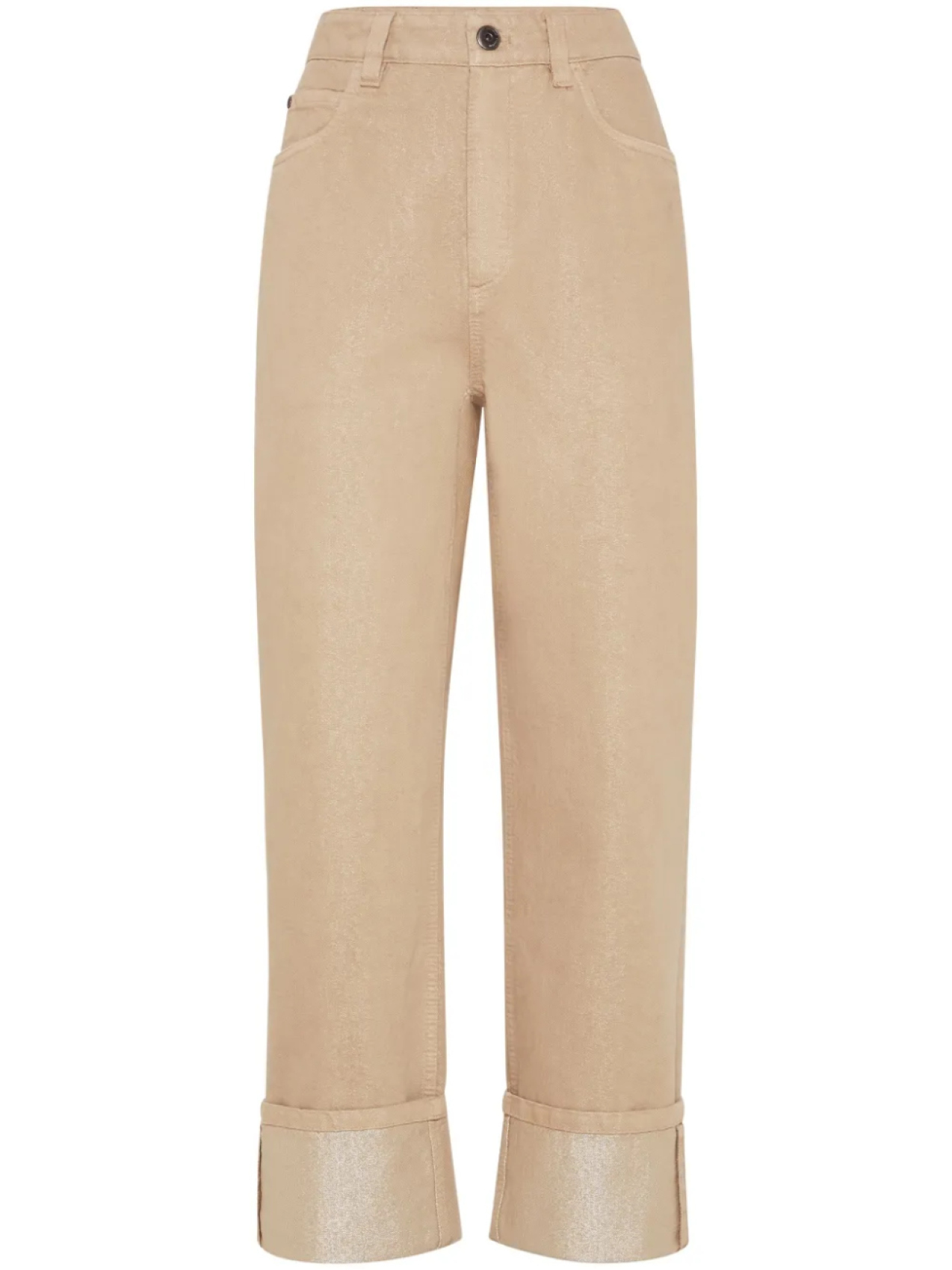 Брюки прямого кроя Brunello Cucinelli укороченные, коричневый
Брюки прямого кроя Brunello Cucinelli укороченные, коричневый